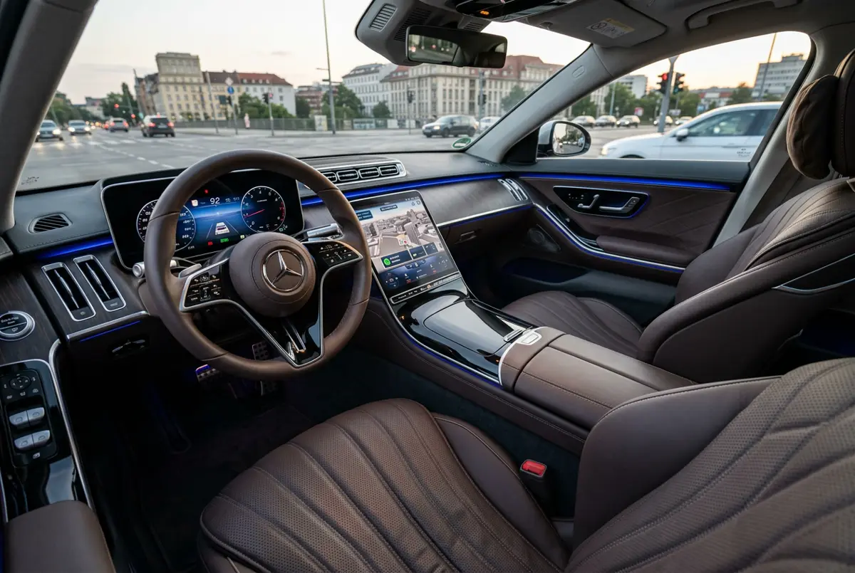Luxury car interior